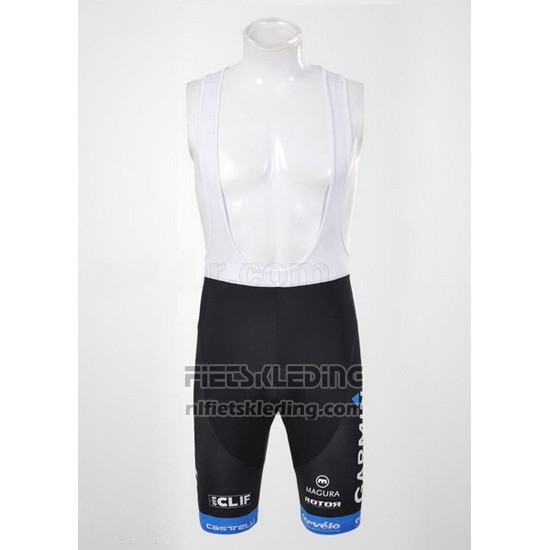 2012 Fietskleding Garmin Cervelo Wit en Azuur Korte Mouwen en Koersbroek